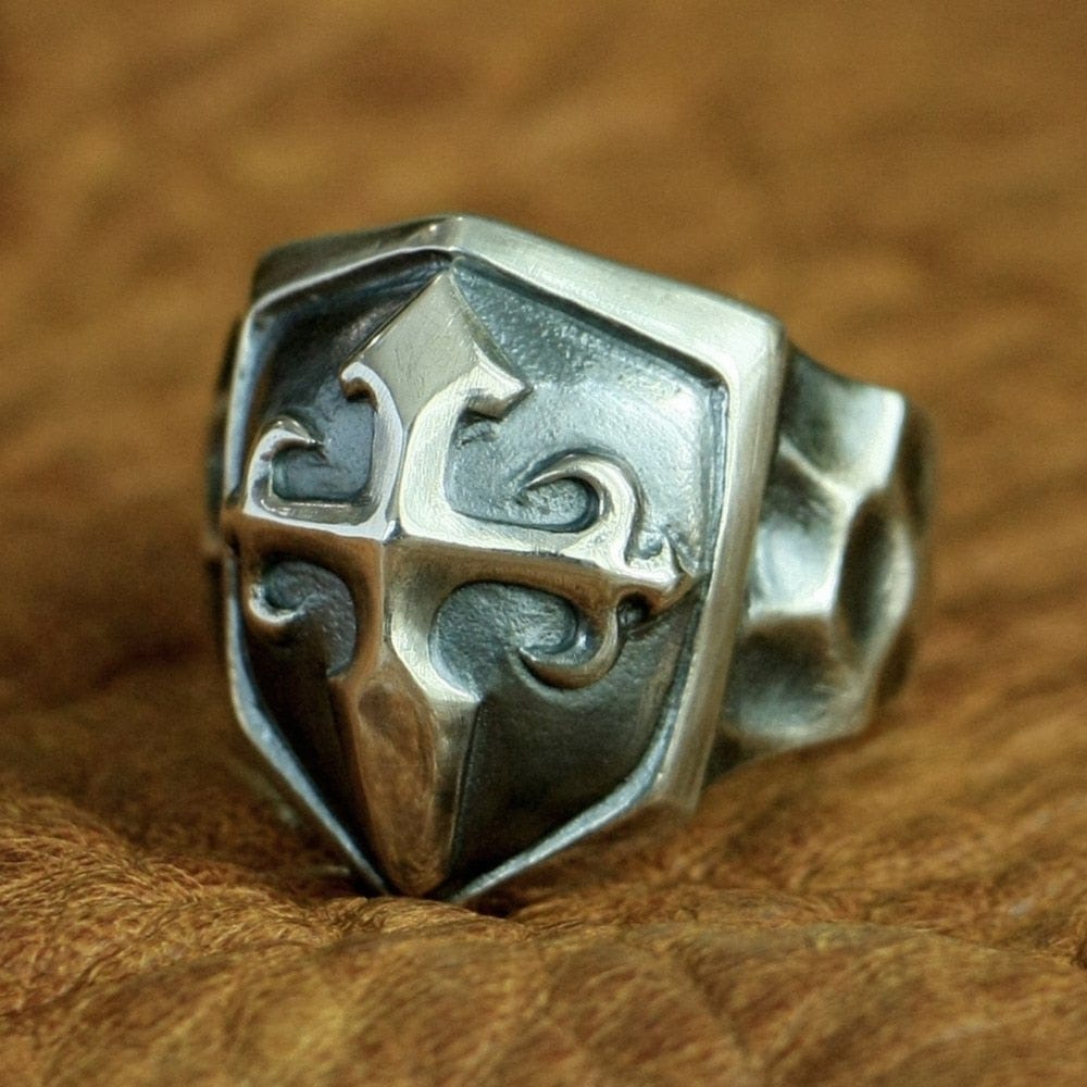 Sword and Shield Ring - Cornerstone Jewellery Rings Christian Catholic Religous fine Jewelry