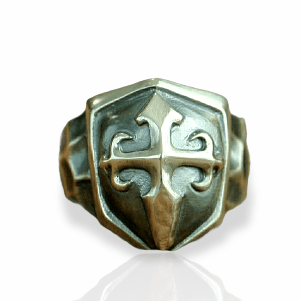 Sword and Shield Ring - Cornerstone Jewellery Rings Christian Catholic Religous fine Jewelry