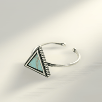 Trinity Turquoise Ring - Cornerstone Jewellery Rings Christian Catholic Religous fine Jewelry